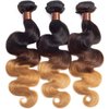 GzorOuzr T1B/4/27 Body Wave Hair Bundles For Women Hair Extensions 14 16 18 Inch
