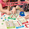 Quilinz Spanish Alphabet Bingo Games,letter/Number/sight word Bingo Game for Kindergarten,ABC and 123 Bingo Board Games for Kids 4-6,Learn Spanish for Kids,Spanish Flash Cards,Toddler Educational Toys