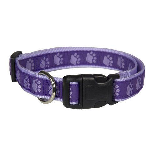 Purpletopia Paw Print Dog Collar