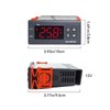 Inkbird Dual Stage DV 12V Digital Temperature Controller Fahrenheit Thermostat Heating and Cooling for Homebrewing Brew Fermenter Fridge Incubator Greenhouse