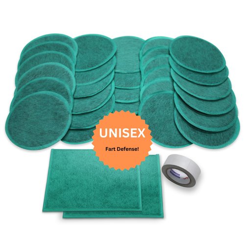 Flatulence Relief for Adults, Ends Odor & Noise. Gas Relief Pads Aid Charcoal Flatulence Underwear, & Gassy Diets, Irritable Bowel Syndrome IBS, Diverticulitis, Colitis, Crohn's, Leaky Gut, IBD S-30