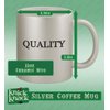 Knick Knack Gifts Ate A Vegan Meal - 11oz Silver Coffee Mug Cup