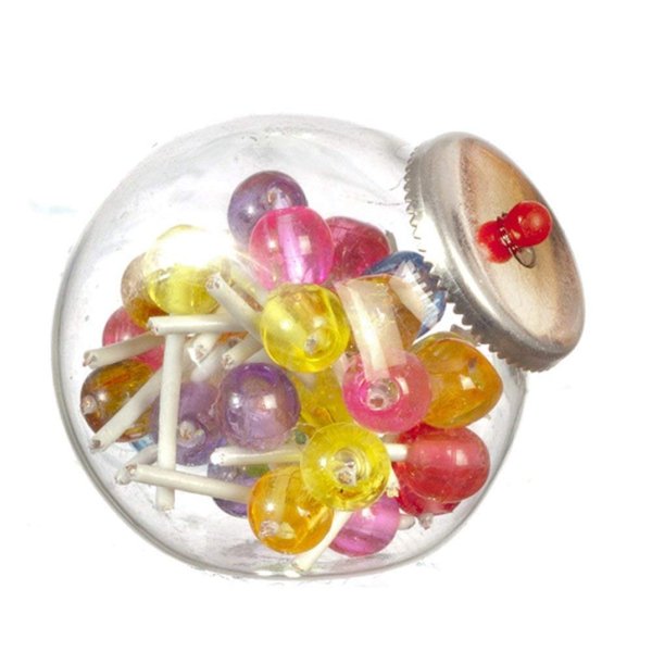 Dollhouse Miniature Lollipop Jar