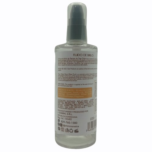 Orion Cosmetics - Wheat Germ Glitter Drop - shines - softens - hydrates - tones - nourishes - texturizes - 32oz
