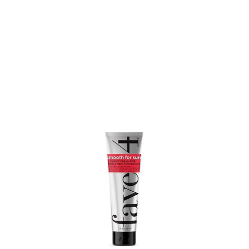 fave4 hair Travel Size Heat Protectant, Smooth for Sure Smoothing Blowout Cream for Shine, 1 fl oz