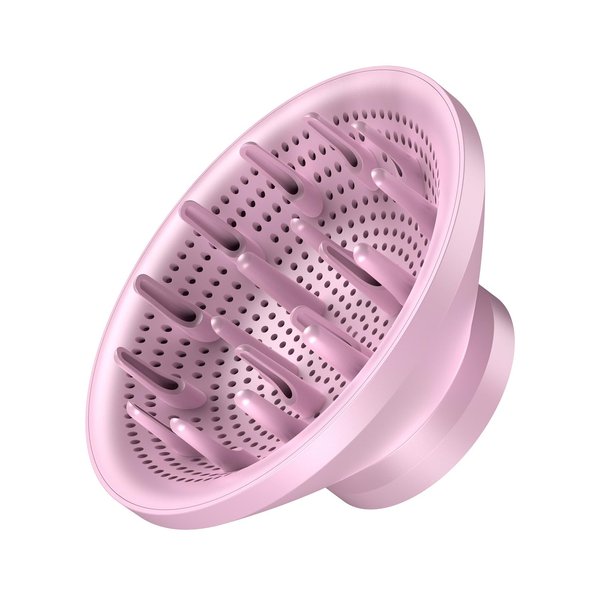 SKYMOON Hair Dryer Diffuser, Magnetic Hairdryer Diffuser Attachment for Curl Definition and Volumizing Styling, Rose Pink