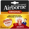 Airborne Very Berry Effervescent Tablets, 10 Count - 1000mg of Vitamin C - Immune Support Supplement