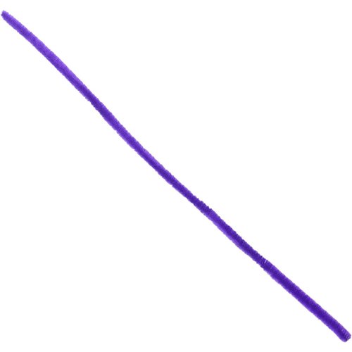 Darice, Purple Chenille Stems (25pc), Perfect for Craft Projects – Classic Pipe Cleaners are Easy to Bend to Create Shapes, Objects-for Kids, Classrooms, Home 12” L, 25 Piece (6mm x 12in), Count