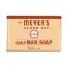 MRS. MEYER’S CLEANDAY Clean Day's Bar Soap, Use as Body Wash or Hand Soap, Cruelty Free Formula Made with Essential Oils, Oat Blossom Scent, 5.3 oz, 1 Bar