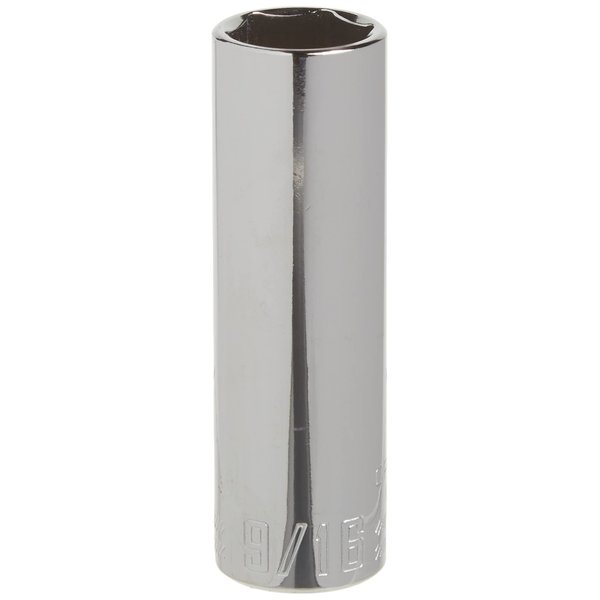 CRAFTSMAN Deep Socket, SAE, 3/8-Inch Drive, 9/16-Inch, 6-Point (CMMT43334)