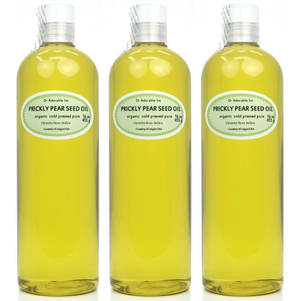 48 OZ PRICKLY PEAR SEED OIL BY DR.ADORABLE 100% PURE COLD PRESSED