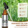 Rosemary Oil for Hair Growth, Hair Growth Serum, Rosemary Essential Oil for Reducing Hair Loss, Nourishing Hair Oil For Dry Itchy Scalp, Hair Strengthening Oil For Men And Women 1.69Oz