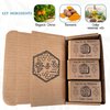 Bee The Light SimpleMan Soap Bar (Cedar Citrus) - Men’s soap with Organic & Fair Trade Essential Oils - All Natural, Handmade Man Bath Soap Bars-Pack of Six 2.5 Ounce bars(15 Ounces Total)
