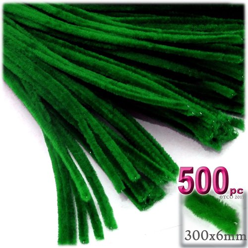 The Crafts Outlet Chenille Stems, Pipe Cleaner, 12-inch (30-cm), 500-pc, Coffee