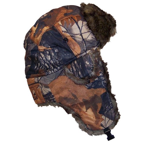 Best Winter Hats Adult Tree Camouflage Russian/Hunters W/Soft Faux Fur Winter Cap(One Size) - Maple