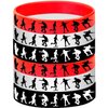 24PCS Skateboard Themed Rubber Bracelets Sport Wristbands Party Supplies Birthday Baby Shower Party Favors
