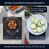 Digital Food Scale, Digital Kitchen Scale - Scale for Food Ounces and Grams, Food Scales Digital Weight Grams and Oz, Kitchen Scales Digital Weight, Digital Scale Kitchen, Food Weight Scale (Black)