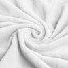 TL Care Heavenly Soft Chenille Fitted Mini Crib Sheet 24" x 38", Warm and Cozy Chenille Portable Sheet, White, for Boys and Girls, Fits Most Pack N Play Mattresses