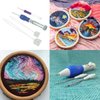 MEETOOT Punch Needle Set Embroidery Stitching Craft Tool Pricking Needle for Needle Punch DIY Sewing