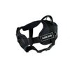 Dean & Tyler Black with Reflective Trim Fun Dog Harness with Padded Chest Piece, Guide Dog, Small, Fits Girth Size 22-Inch to 27-Inch