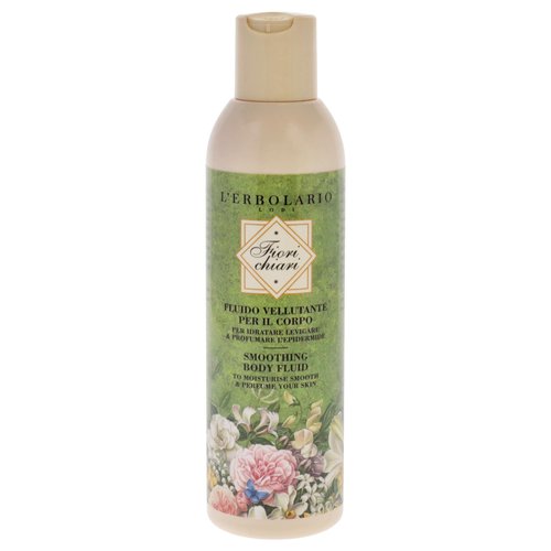 LErbolario Fiorichiari Smoothing Body Fluid, 6.6 oz - Body Lotion - With Extracts of White Lily - Floral Fruity Scent - Moisturizing - Cruelty-Free