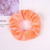 Gradient scrunchies Premium Velvet Macaron Theme Hair Scrunchies Tie Bobbles Rainbow Hair Bands Scrunchy Hair Tie Ropes Lce Cream Color for Women Hair Elastic Bandss (12 PCS Multi-colored)