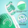 Replacement Toothbrush Heads Compatible with Philips Sonicare: Electric Brush Heads for Sonicare C2 Plaque Control ProtectiveClean 4100 5100 6100 Toothbrush HX9023, 10-Pack