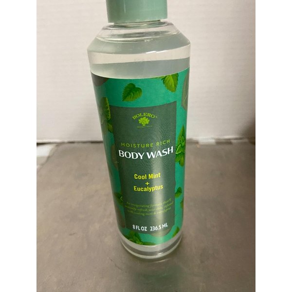 Bolero Beverly Hills Cool Mint + Eucalyptus Body Wash (2 EA 8 oz)