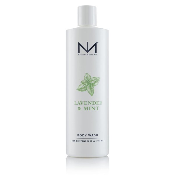 Niven Morgan Lavender and Mint Body Wash 16 Fluid Ounces