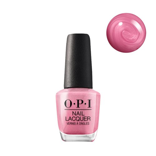 OPI Nail Lacquer, Aphrodite's Pink Nightie, Pink Nail Polish, 0.5 fl oz