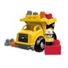 MEGA BLOKS Cat Toddler Blocks Building Toy Set, Lil’ Dump Truck with 7 Pieces and Storage, 1 Figure, Yellow, Ages 1+ Years
