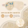 4 PCS Cooling Eye Mask Set - Ice Face Mask with Camellia Essential Oil, Cold Eye Compress and Reusable Gel Pads for Eyes Puffiness, Migraine Headache, Dark Circles, Dry Eyes