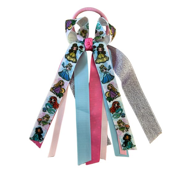 Princess Inspired Hair Bow Streamer