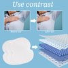 100 Pcs Underarm Sweat Pads, Armpit Sweat Pads for Women and Men, Disposable Underarm Shields Pads for Clothing Sweating Comfortable Unflavored Non Sweat Armpit Protection(5.1 * 3.54 inch, 100)