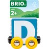 BRIO – Letter Train D | Wooden Train Set Accessory Toy for Kids Age 2 Years Up