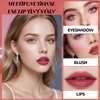 DAGEDA Lip Tint Stain, Glossy Lip Colour with Soft Big Brush Head, Easy to Color Lip Gloss,Moisturizing,Highly Pigmented Liquid Lipstick,Dual Use Lip & Cheek Tint Fun Lip Makeup (Raspberry)