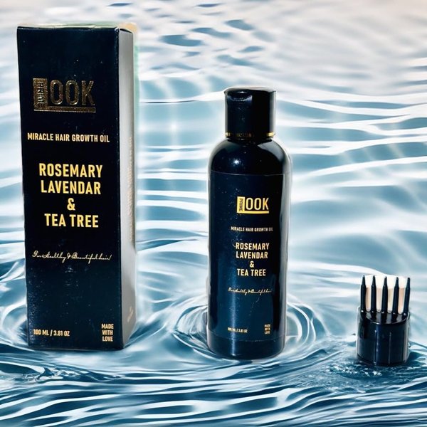 PrimeLook Miracle Hair Growth Oil, Rosemary Lavender & Tea Tree, 3.81 fl oz