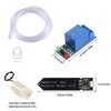 ALMOCN Automatic Irrigation DIY Kit, 4Pcs Capacitive Soil Moisture Sensor+4Pcs 1Channel 5V Relay Module + 4Pcs Water Pump + 4Pcs 1M Vinyl Tubing for Arduino Moisture Detection Garden Watering