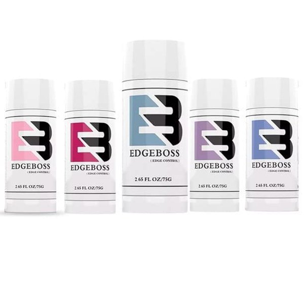 EdgeBoss Hair Wax Stick - Non-Greasy Styling Wax for Slick Hair Wigs, Control Flyaways & Edge Frizz - 5 Pack