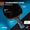 STIGA Nitro Performance Ping Pong Paddle - 6-ply Light Blade - 2mm Premium Sponge – Flared Handle for Exceptional Grip - Performance Table Tennis Racket for Serious Play
