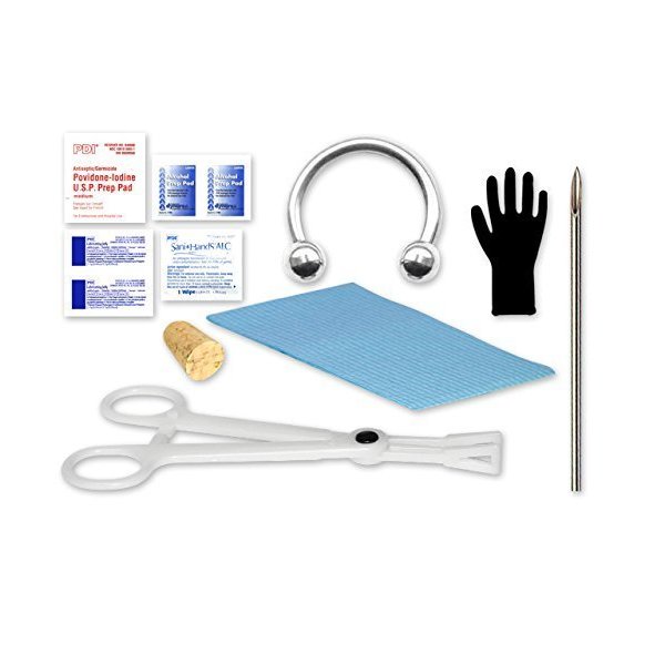 Single Septum Piercing Kit - 14 Gauge by Superior Tattoo Equipment