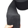 2 Rolls of Black Barber Neck Strips Disposable and Flexible Neck Strips Hair Edge Paper for Hair Styling, Salon Cutting, Coloring, Hairdressing, Hair dye