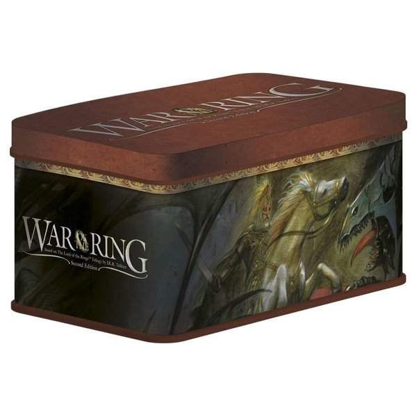 War of the Ring Second Edition Card Box and Sleeves – Theoden Version 120CT – Durable and Sturdy TTRPG TCG Card Storage – Designed for use Second Edition – Sleeve Size 68 x 120mm