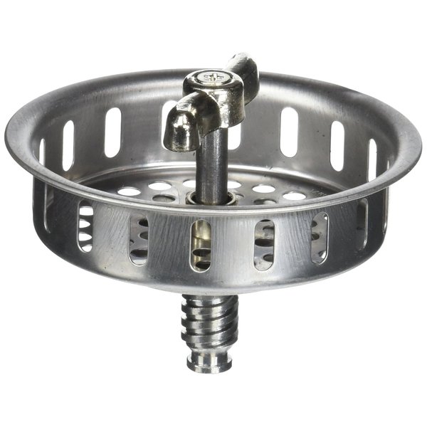 Plumb Pak PP820-34 PlumPak Replacement Basket Strainer with Twist N Lock Post, Stainless Steel, Steel