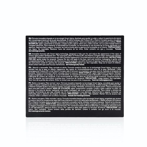 MartiDerm Skin Complex Advanced Ampoule for Women and Men with Proteum 89 plus, 25 percent Vitamin Complex, 15 percent Vitamin C, Chrono-aging control, Nourishes & Restores, 30 Ampoules.