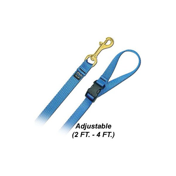 4' Pet Leash - Medium w/ Quick Release Handle - Step 3 Grey Dog Leash