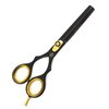 Kutting Edge - Hair Scissors Professional Hair Cutting Scissors Kit Thinning Shears - Hairdressing Scissors Set - Barber Scissors Black 6.0"