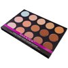 SHANY CONTOUR CAMO Professional Cream Foundation, Foundation Primer,Camouflage Concealer Makeup Palette - 15 Color Face Palette