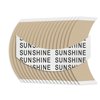 Sunshine Tape Sunshine Hairpiece Wig Tape (108 Pieces) - CC Curve - Double Sided Adhesive Tape for Toupee Lace Front Wig Strong Hold Waterproof Strips