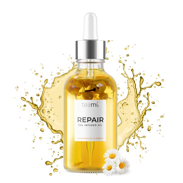 Teami Repair Jojoba Face Oil for Women with Coconut Oil, Camellia Seed & Vitamin E Oil for Skin - Facial Oil Cleanser for Sensitive, Normal, Oily & Dry Skin (2oz)
